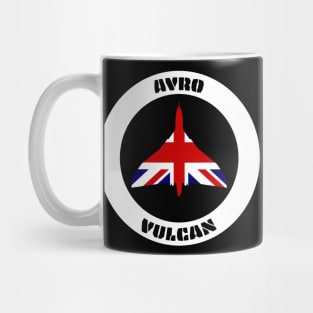 Avro Vulcan Bomber and Union Jack Mug